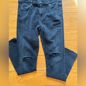 Citizens of Humanity black distressed jeans